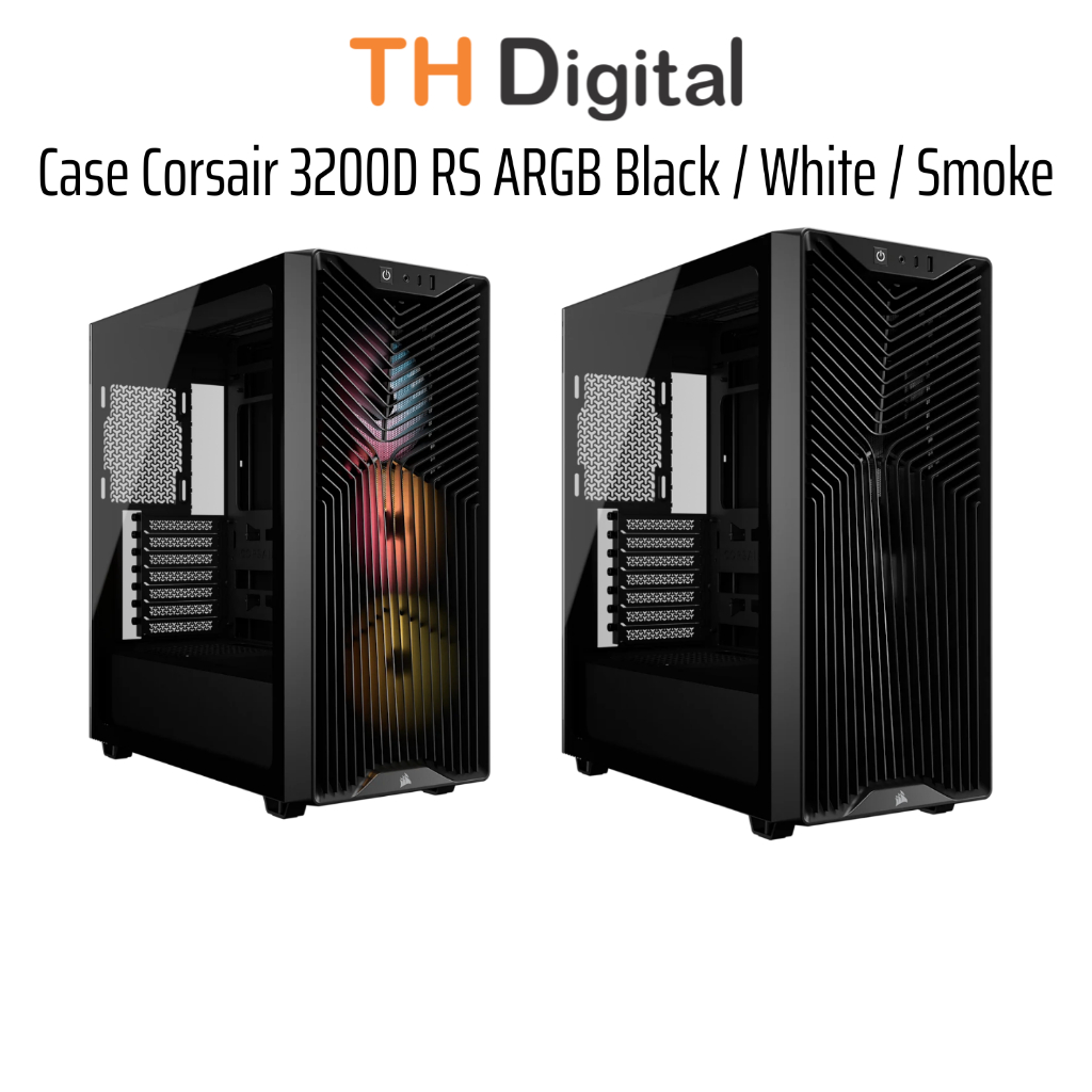 [Model New 2026] Vỏ máy tính Corsair 3200D RS ARGB Black / White / Smoke - Hàng chính hãng | Shopee Việt Nam