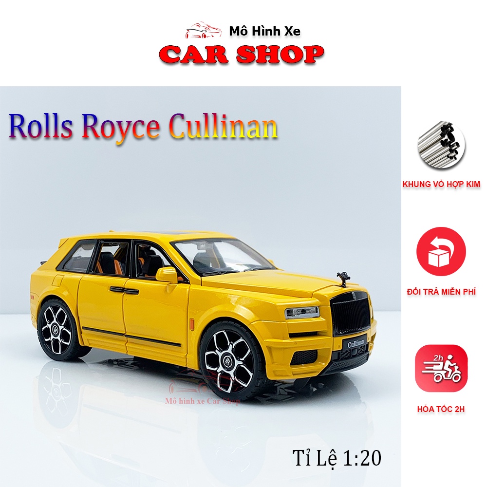 Mô hình xe Rolls Royce Cullinan tỉ lệ 1:20 hãng XLG [Tặng kèm 1 bộ biển số ngẫu nhiên 1:20] | Shopee Việt Nam