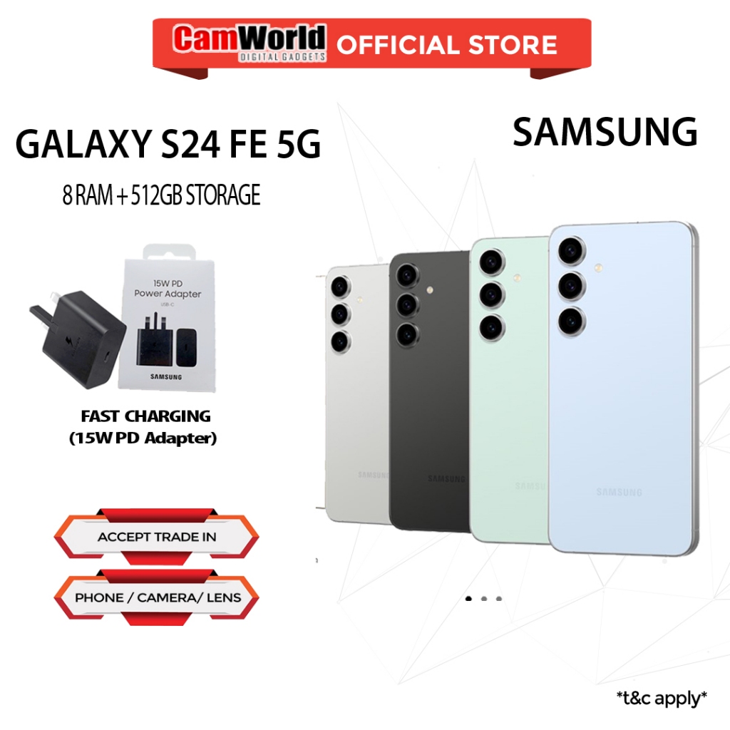 Samsung Galaxy S24 FE 5G ( SM-S721) 8GB+512GB / ( 8GB + 256GB )