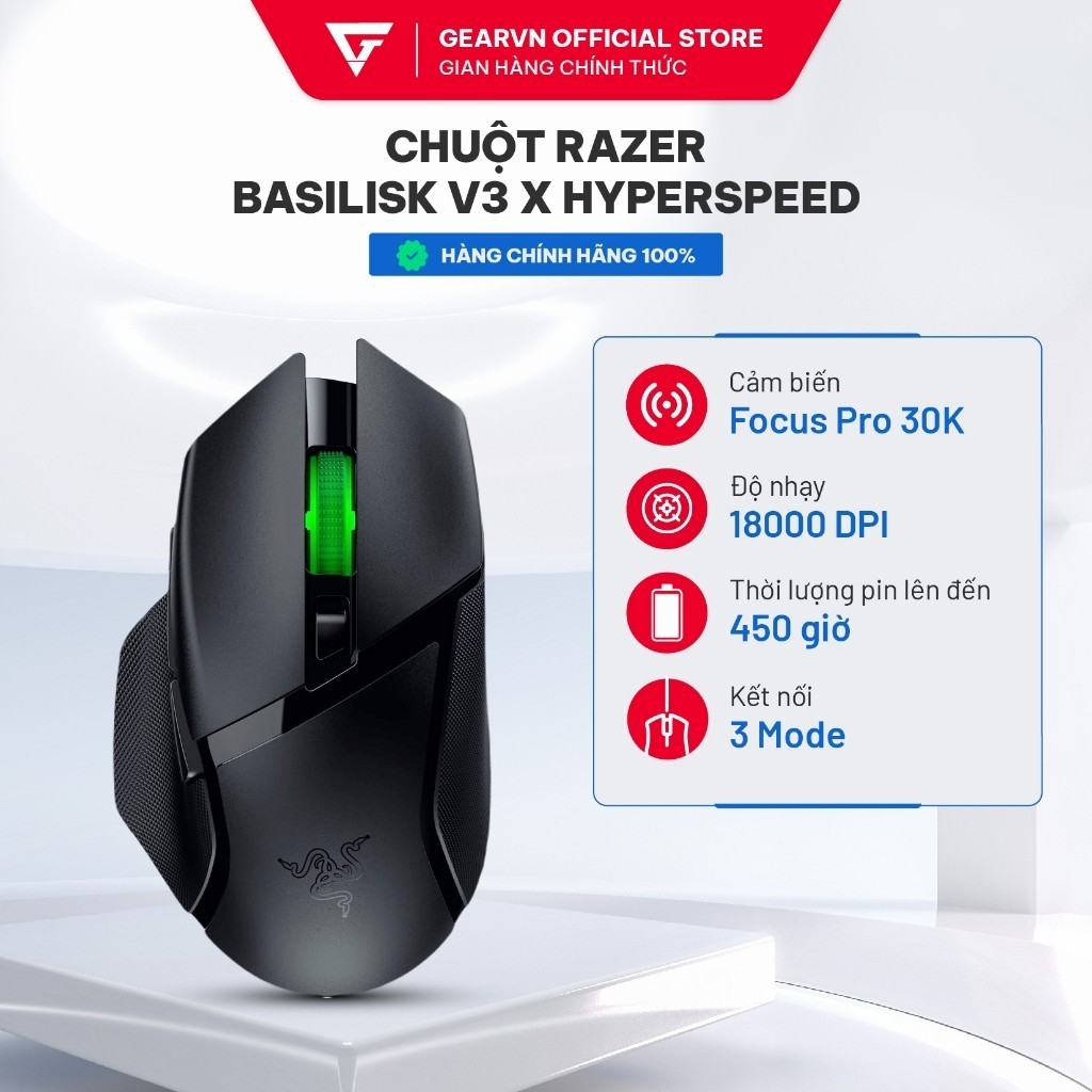 Chuột Razer Basilisk V3 X HyperSpeed | Shopee Việt Nam