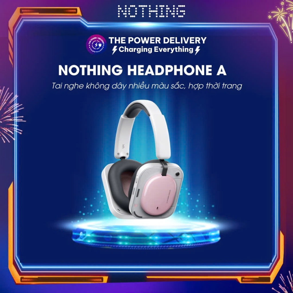 Tai Nghe Không Dây Nothing Headphone A, Nhiều Màu Sắc, Hợp Thời Trang, Chống ồn Chủ Động ANC, LDAC | Shopee Việt Nam