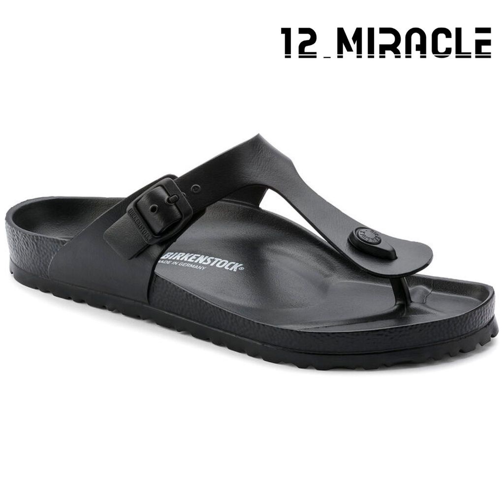 Birkenstock Gizeh EVA Sandals Black | Shopee Malaysia