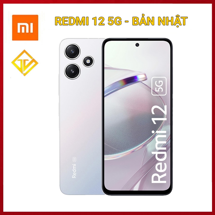 Điện thoại Redmi 12 5G (4GB/128GB) Snapdragon 4 Gen 2, Rom Quốc tế có sẳn Tiếng việt - Hàng Nhật nhập khẩu | Shopee Việt Nam