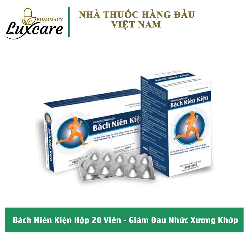 Viên Xương Khớp Bách Niên Kiện - Giúp Giảm Viêm & Đau Nhức Xương Khớp | Shopee Việt Nam