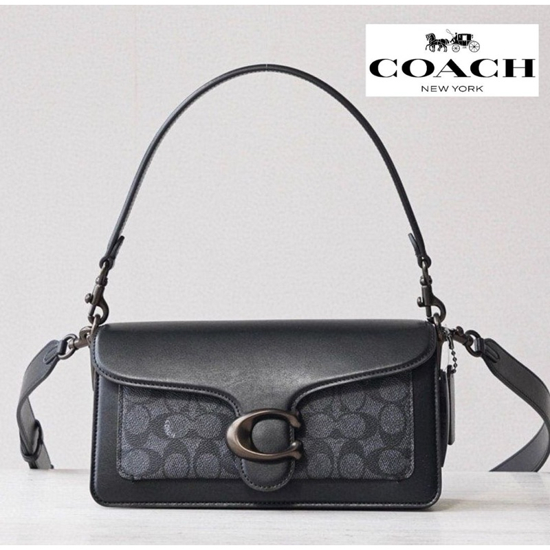🇲🇾💯Coach Tabby 26 Black Signature | PREORDER | Shopee Malaysia