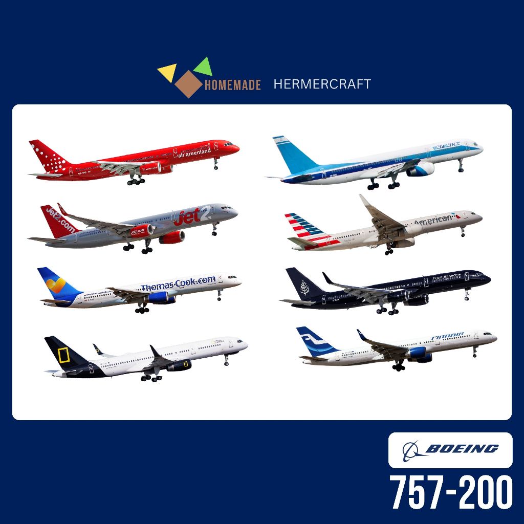 Mô Hình Bìa Cứng Máy Bay Thương Mại Boeing 757 (757-200; 757-200F; 757-300) | Shopee Việt Nam