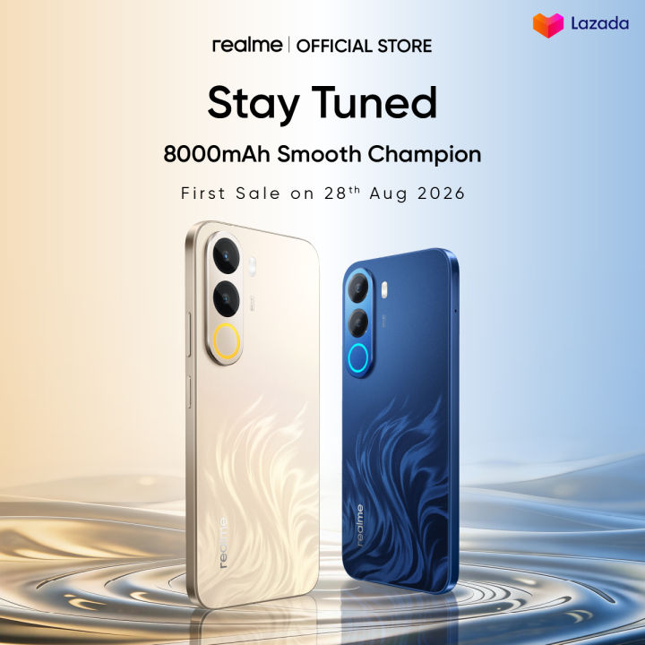 【Coming Soon】realme C100x (6+256GB) | 8000mAh Titan Long-Lasting Battery | ArmorShell Protection | 120Hz Ultra Smooth Display | Lazada Malaysia