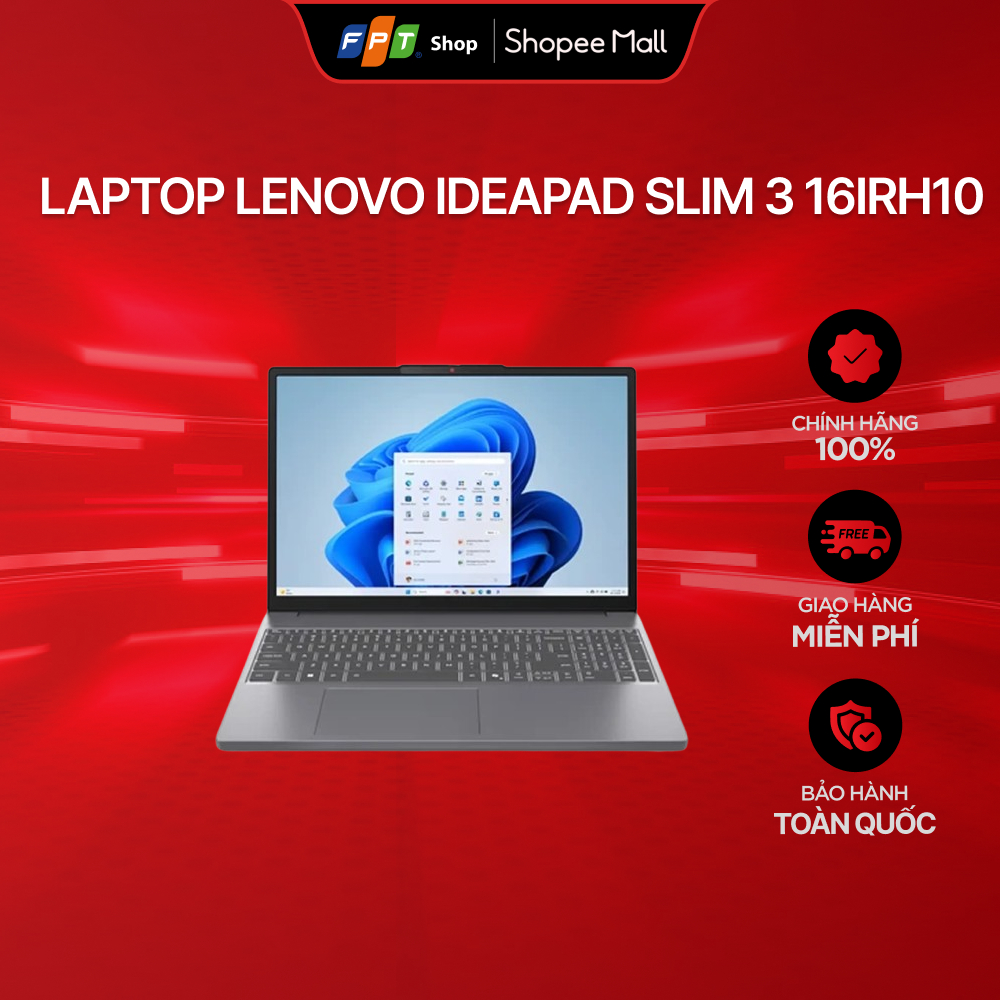 Laptop Lenovo IdeaPad Slim 3 16IRH10 i5-13420H/16GB/512GB/16"WUXGA/Win 11 | Shopee Việt Nam