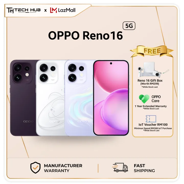 OPPO Reno 16 5G (8GB+256GB/512GB)