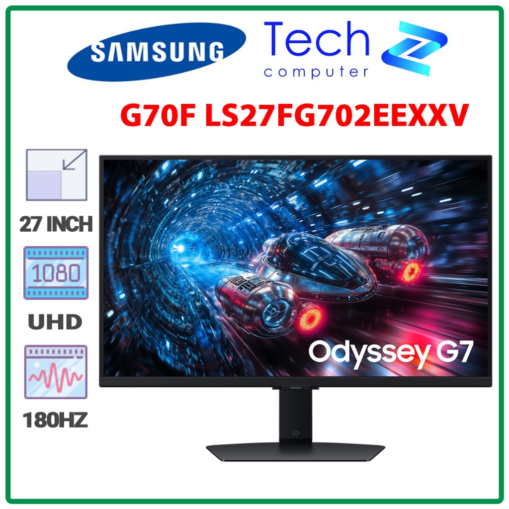 Màn Hình Gaming Samsung Odyssey G7 G70F LS27FG702EEXXV 27 Inch 4K 180Hz FHD 360Hz IPS 1ms | Shopee Việt Nam