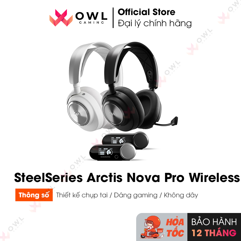 Tai nghe SteelSeries Arctis Nova Pro Wireless + Infinity Power System (hàng chính hãng) | Shopee Việt Nam