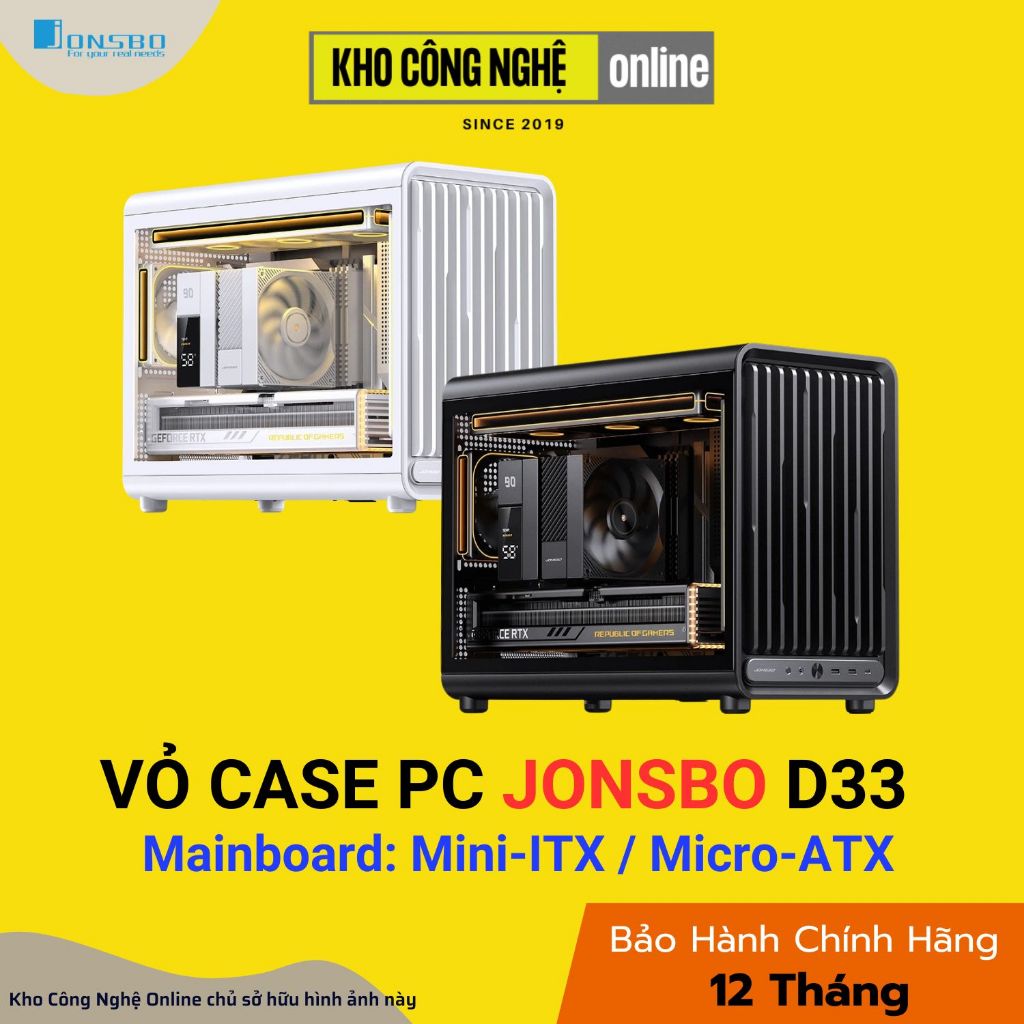 Vỏ Case Máy Tính JONSBO D33 (Hàng Chính Hãng) | Shopee Việt Nam