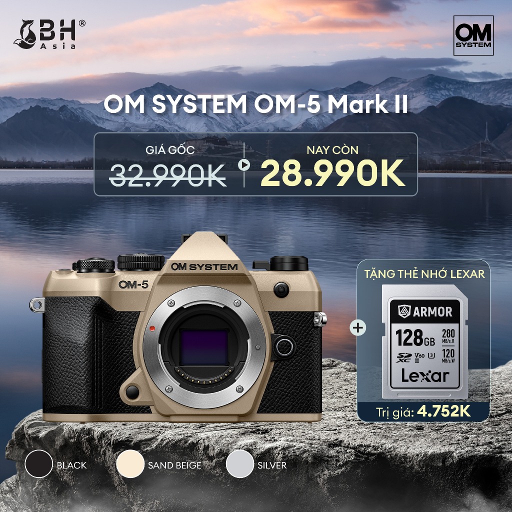 Máy ảnh OM SYSTEM OM-5 Mark II | Shopee Việt Nam