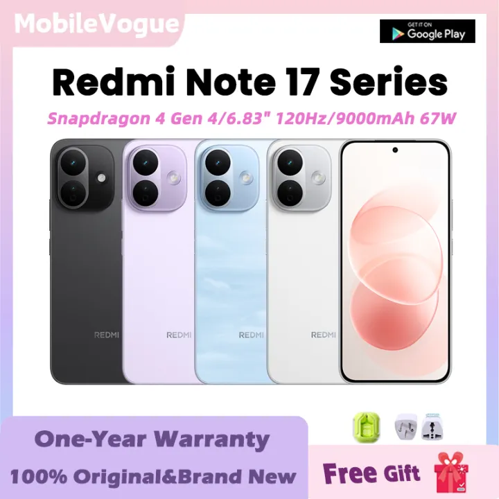 REDMI Note 17 Pro Snapdragon 6s Gen 4/Redmi Note 17 Snapdragon 4 Gen 4 | Lazada Malaysia