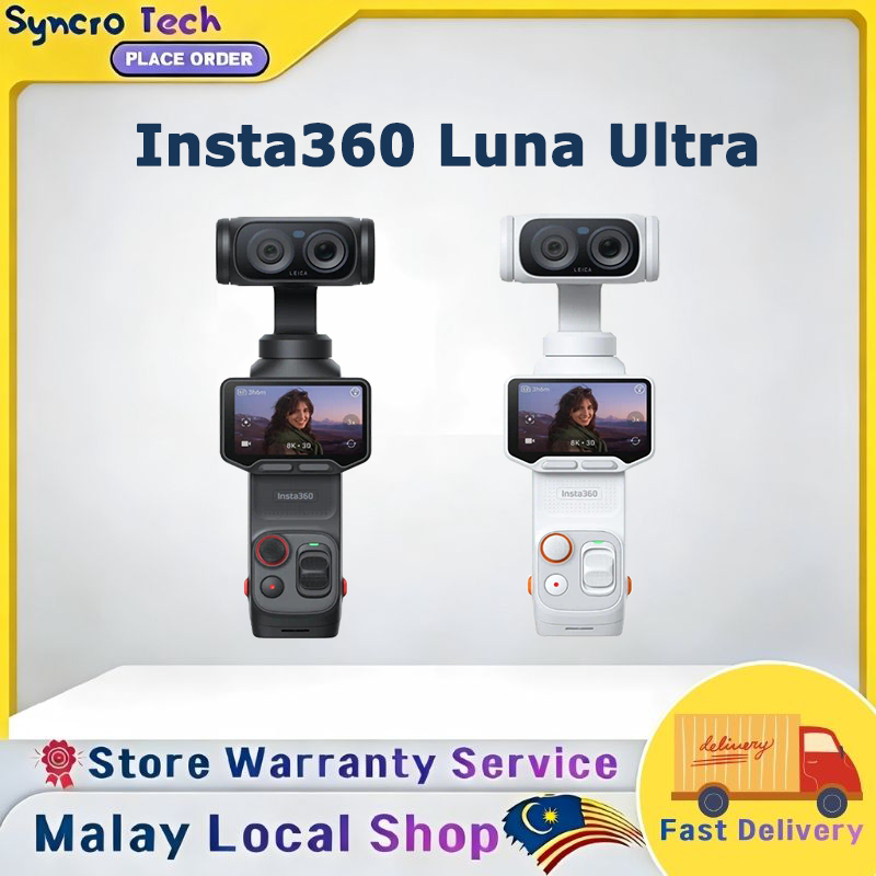 Insta360 Luna Pro / Insta360 Luna Ultra Action Camera Pocket Gimbal Camera with 1-Inch Sensor, 8K Video | Shopee Malaysia