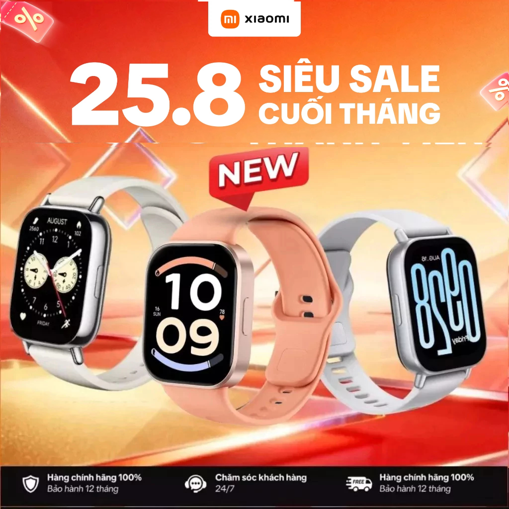 Đồng Hồ Thông Minh Xiaomi Redmi Watch 6 ACTIVE/ 5 ACTIVE / Watch 5 LITE | Nghe Gọi Bluetooth | Chống Nước | Bảo Hành 12T | Shopee Việt Nam