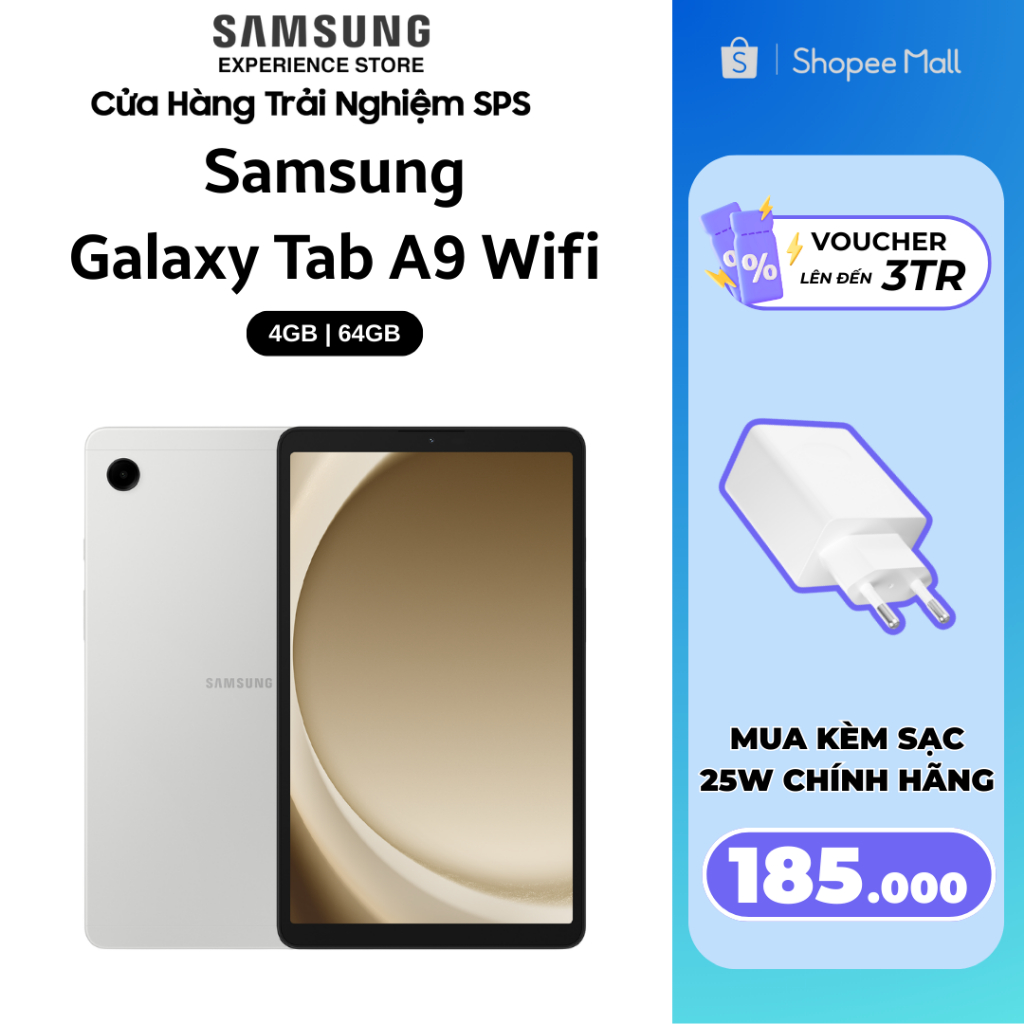 Samsung Galaxy Tab A9 Wifi 64GB | Shopee Việt Nam