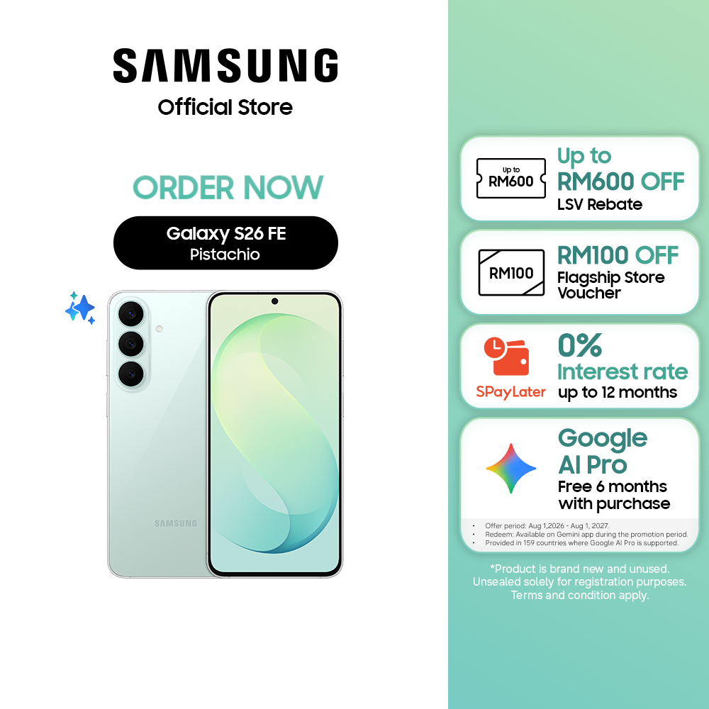 [SHOPEE EXCLUSIVE] Samsung Galaxy S26 FE (128GB / 512GB) | Shopee Malaysia