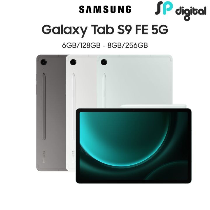 Máy tính bảng Samsung Galaxy Tab S9 FE 5G SM-X516 6GB/128GB 8GB/256GB - Hàng Chính Hãng - BH 12 Tháng | Lazada Việt Nam