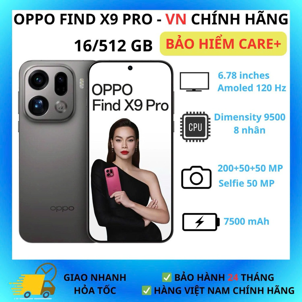 Điện Thoại Oppo Find X9 Pro 5G (16-512GB) - Hàng Chính Hãng Việt Nam | Shopee Việt Nam