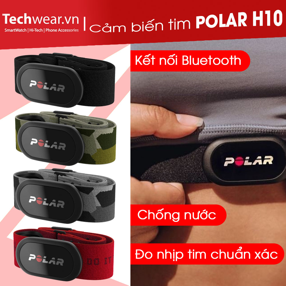 Cảm biến nhịp tim Polar H10 chính hãng mới 100% ✓ Bảo hành 12 tháng ✓Có sẵn giao ngay toàn quốc ✓Techwear.VN | Shopee Việt Nam