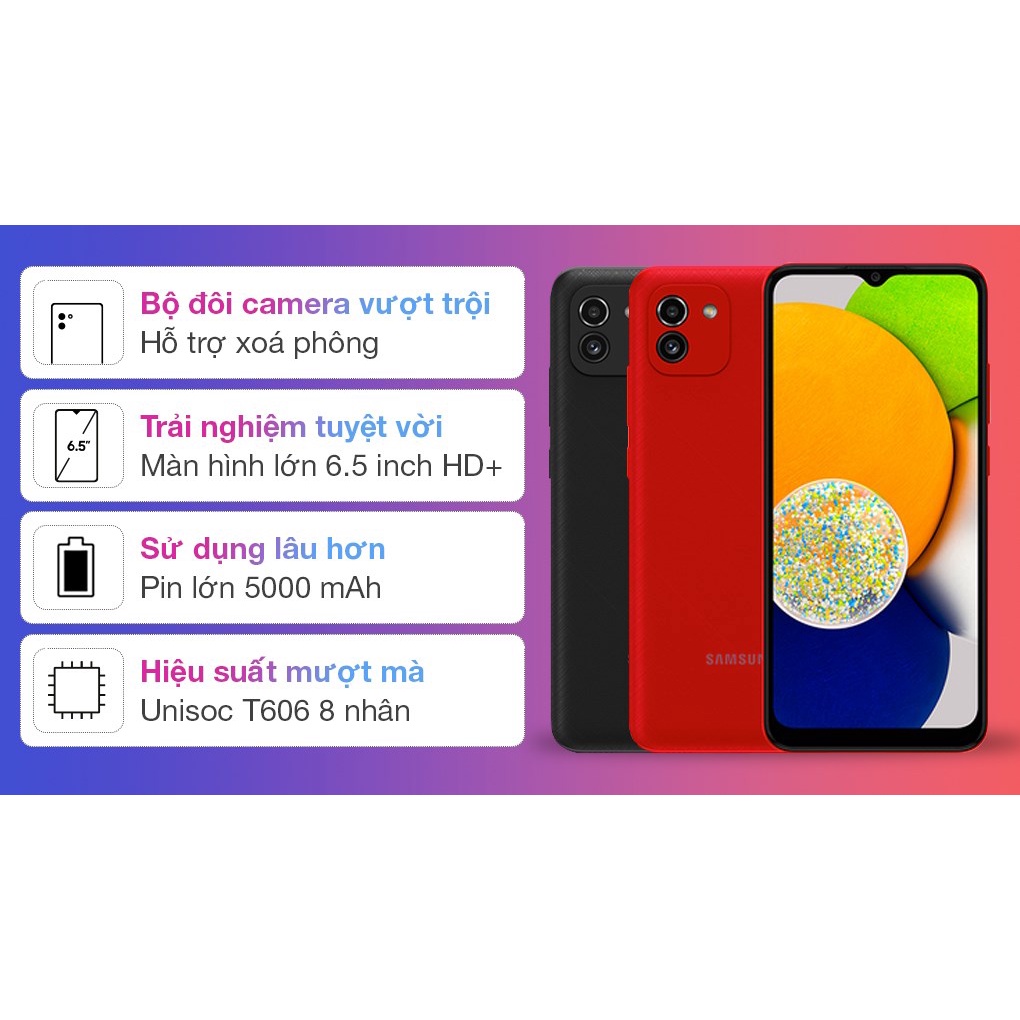 Điện thoại Samsung Galaxy A03 4GB | Shopee Việt Nam