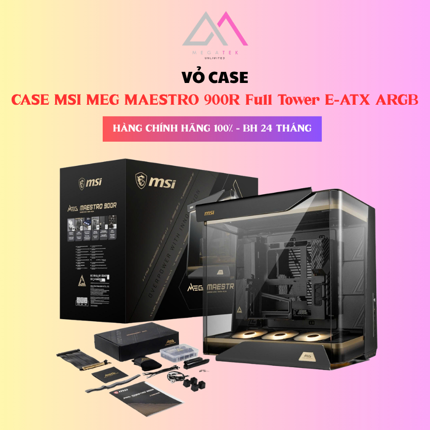 CASE MSI MEG MAESTRO 900R Full Tower E-ATX Kính Cường Lực ARGB - BH 24 Tháng | Shopee Việt Nam