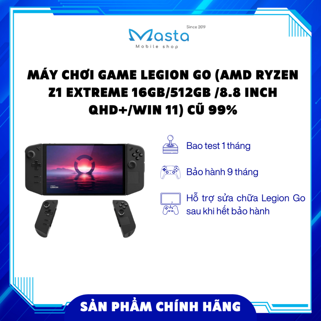 Máy chơi game Lenovo Legion Go (AMD Ryzen Z1 Extreme 16GB/512GB/8.8 INCH QHD+/WIN 11) 99% | Shopee Việt Nam