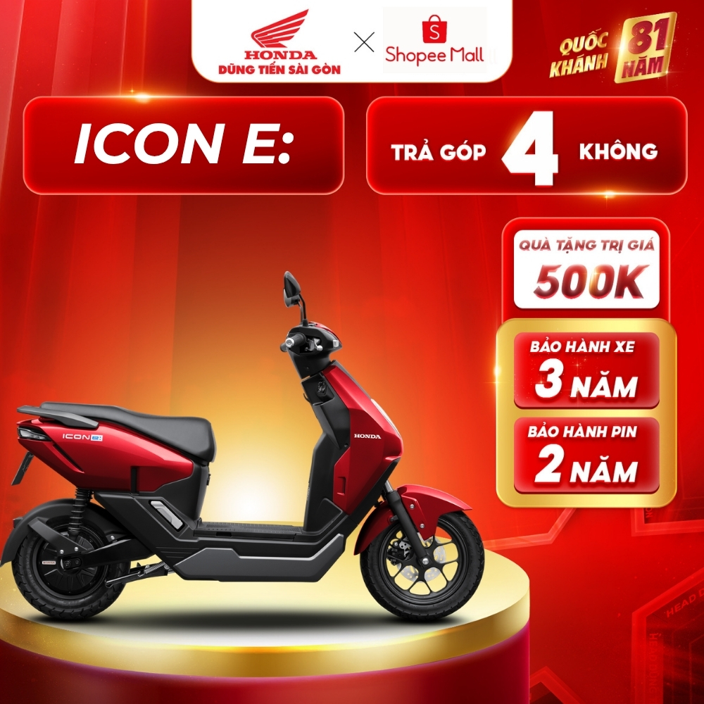 Xe Máy Điện Honda ICON E: - Phiên Bản Cao Cấp - 50cc | Shopee Việt Nam