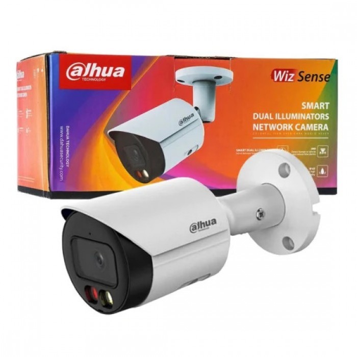 Camera IP DAHUA DH-IPC-HFW2449S-S-IL Full-color 4MP Đèn Led và hồng ngoại 30M, hỗ trợ cấp nguồn poe, tích hợp mic thu. | Shopee Việt Nam