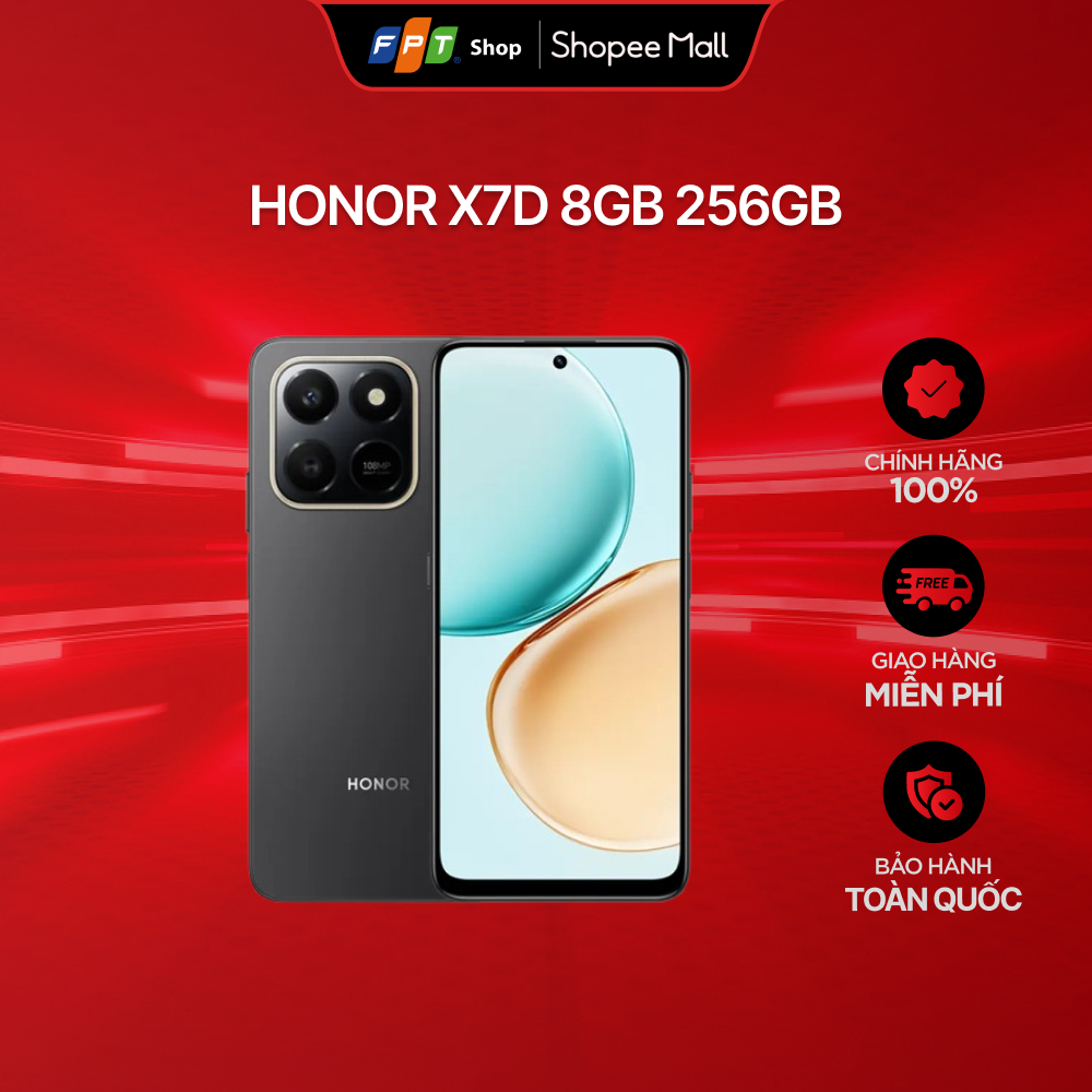 [Hàng mới về] Điện thoại Honor X7d 8GB 256GB | Shopee Việt Nam