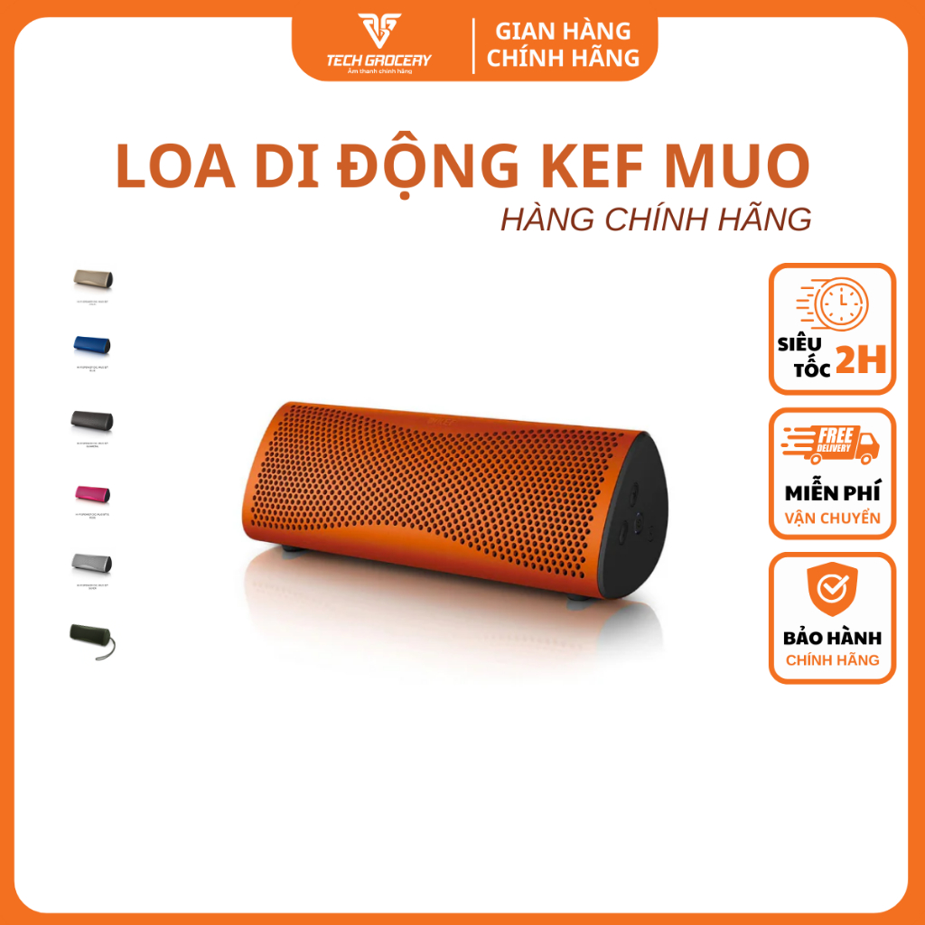 [NEW 2026 ĐỜI 2] Loa di động KEF MUO 2 thiết kế nhôm nguyên khối, âm thanh cao cấp - Bảo hành chính hãng 24 Tháng | Shopee Việt Nam
