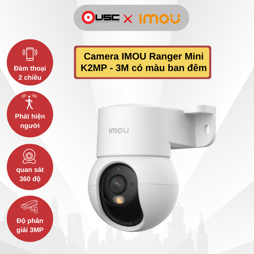 Camera trong nhà IMOU IPC-K2MP-3H1WE - 3MP tích hợp sẵn chân đế, ban đêm có màu, quay quét 360, ... | Shopee Việt Nam
