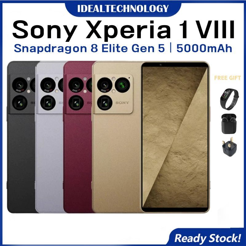 Sony Xperia 1 VIII 6.5” 4K HDR OLED, Snapdragon 8 Elite Gen 5, 5000mAh AI Camera Assistant Smartphone | Shopee Malaysia