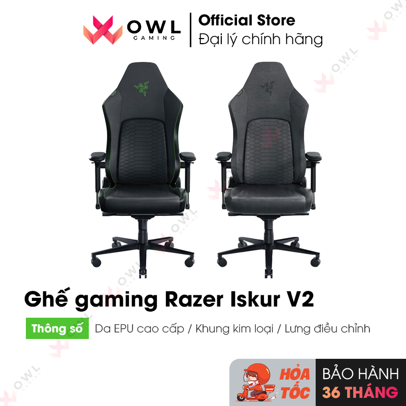Ghế gaming Razer Iskur V2 (Hàng chính hãng) | Shopee Việt Nam