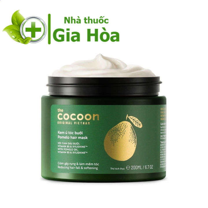[CHÍNH HÃNG] Kem ủ tóc tinh dầu bưởi Cocoon kết hợp vitamin B5, Xylishine giúp dưỡng ẩm, tóc chắc khỏe, giảm gãy rụng | Lazada Việt Nam