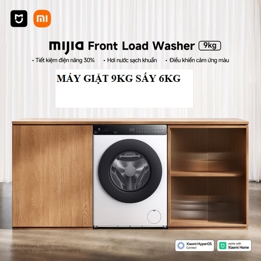 Máy giặt sấy cửa trước (lồng ngang) Xiaomi Mijia Front Load Washer Dryer 9kg sấy 6kg WD090MJA08VN – Bản quốc tế | Shopee Việt Nam