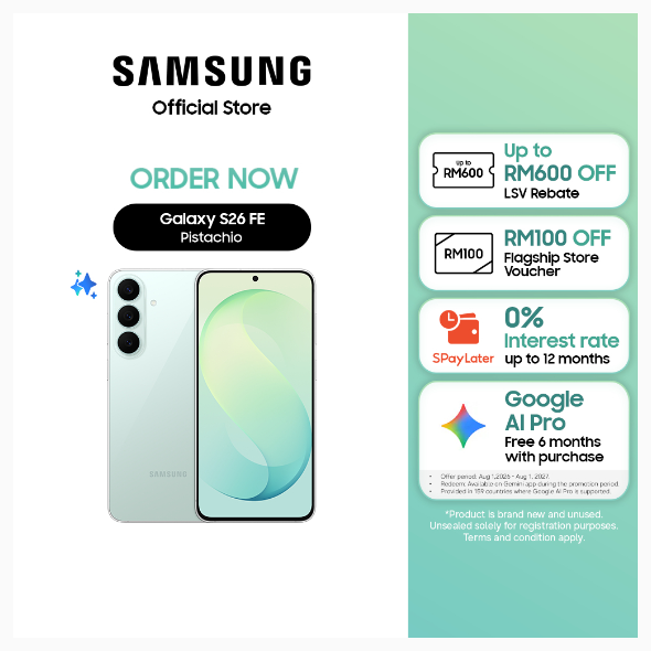 [SHOPEE EXCLUSIVE] Samsung Galaxy S26 FE (128GB / 512GB) | Shopee Malaysia