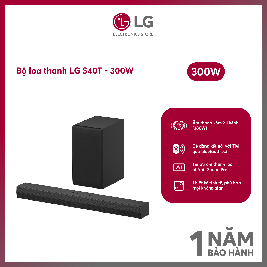 Loa Thanh SoundBar LG S40T 300W | Shopee Việt Nam