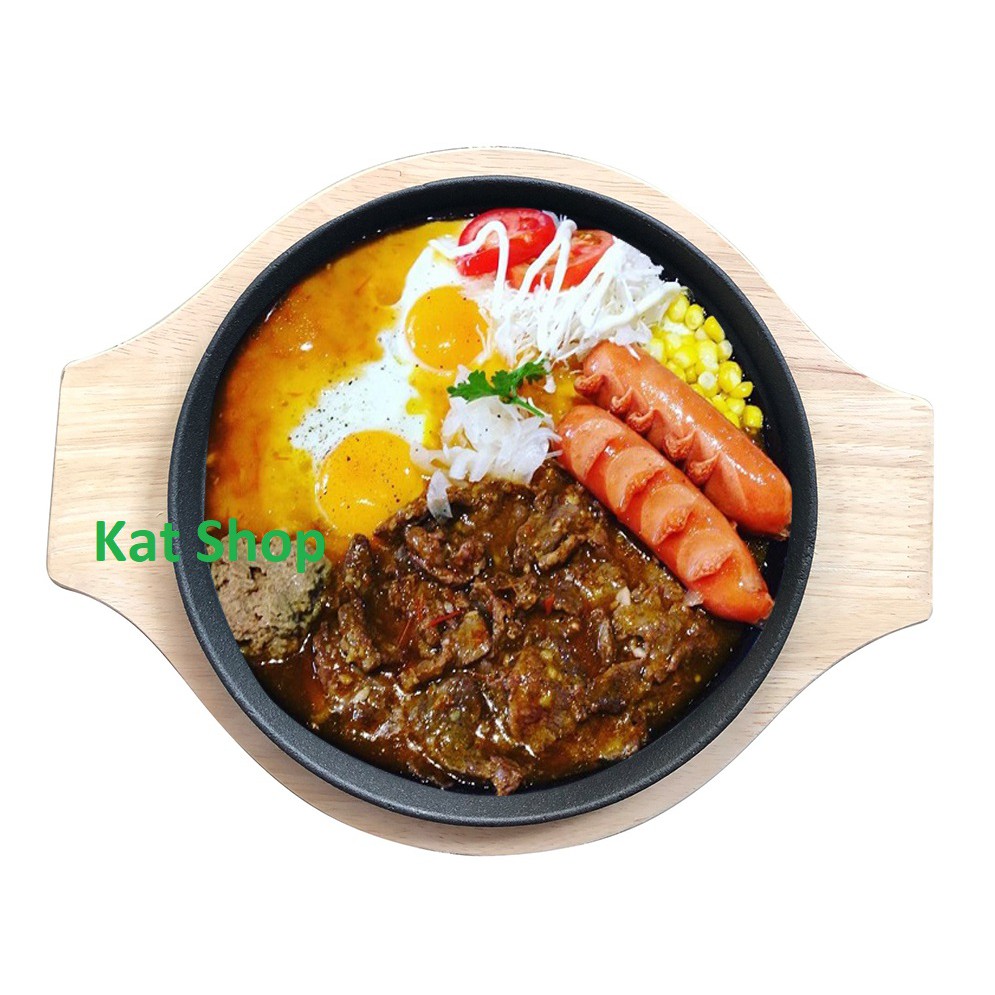 Chảo Gang Chống Dính Kèm Đế Làm Bánh Mì Chảo Đa Năng | Shopee Việt Nam
