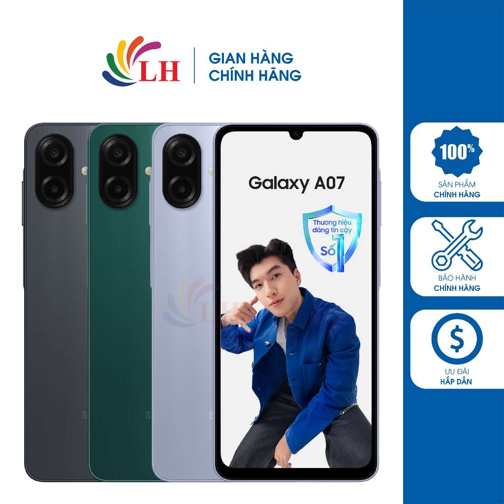 Điện thoại Samsung Galaxy A07 LTE (4GB/128GB) - Hàng chính hãng | Shopee Việt Nam