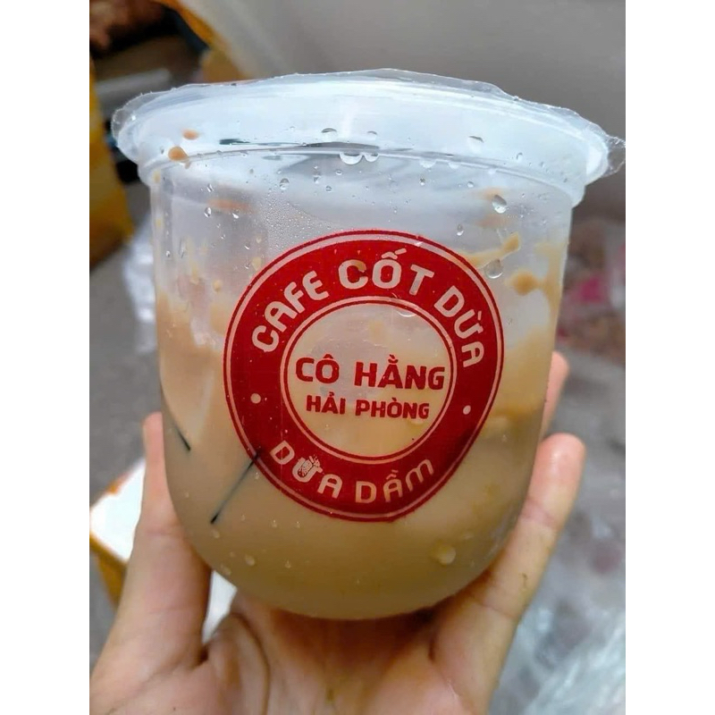 Cafe cốt dừa nhà cô Hằng có phần cốt đầy đặn nên vị luôn đậm đà cả về độ ngậy lẫn vị thơm của ca | Shopee Việt Nam