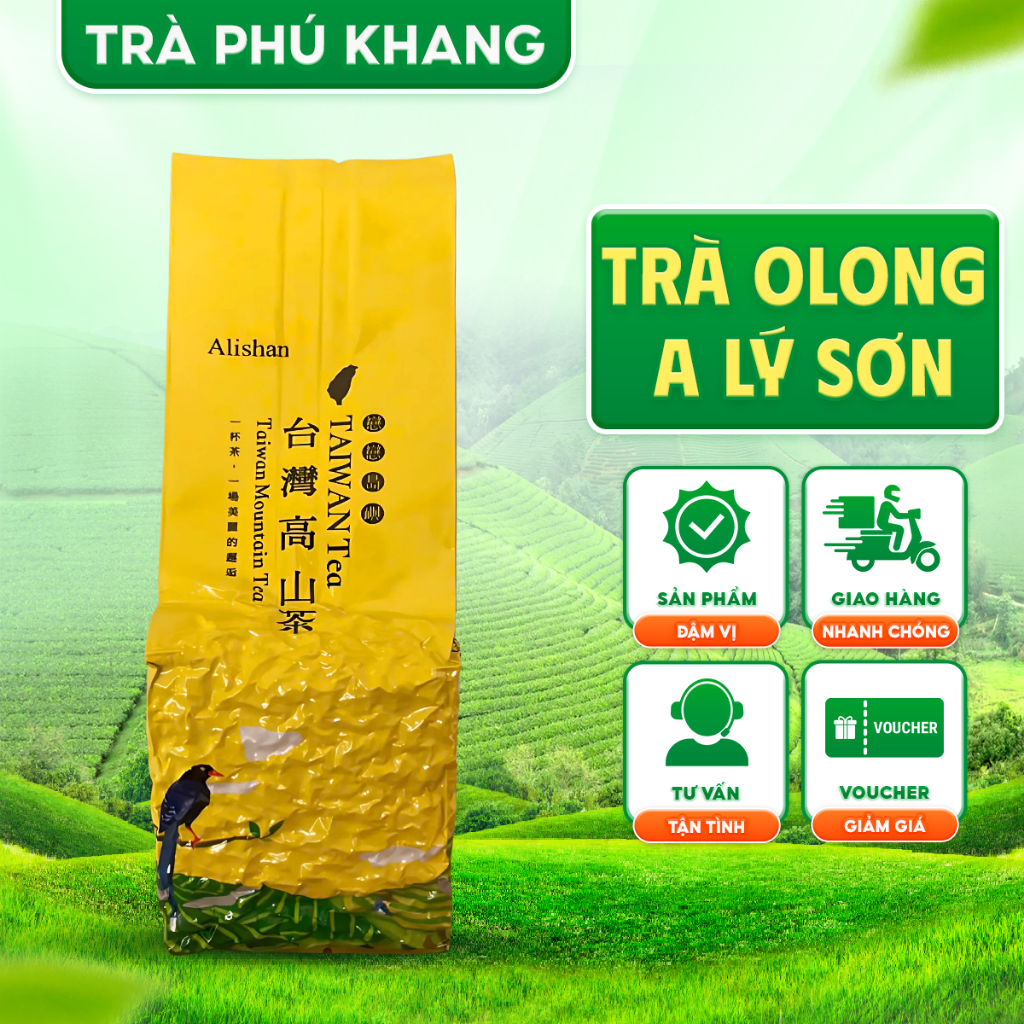 Trà olong AliShan Đài Loan cao cấp (trà olong A lý Sơn nhập khẩu) | Shopee Việt Nam