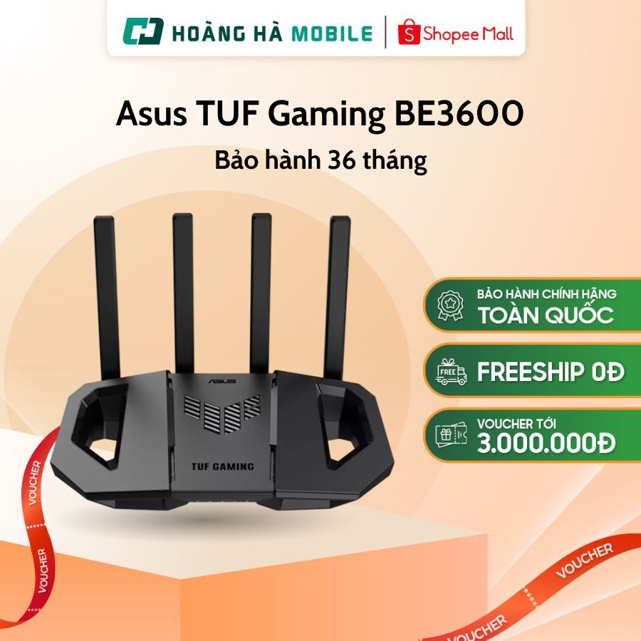 Router Wifi 7 Asus TUF Gaming BE3600 - Chính hãng | Shopee Việt Nam