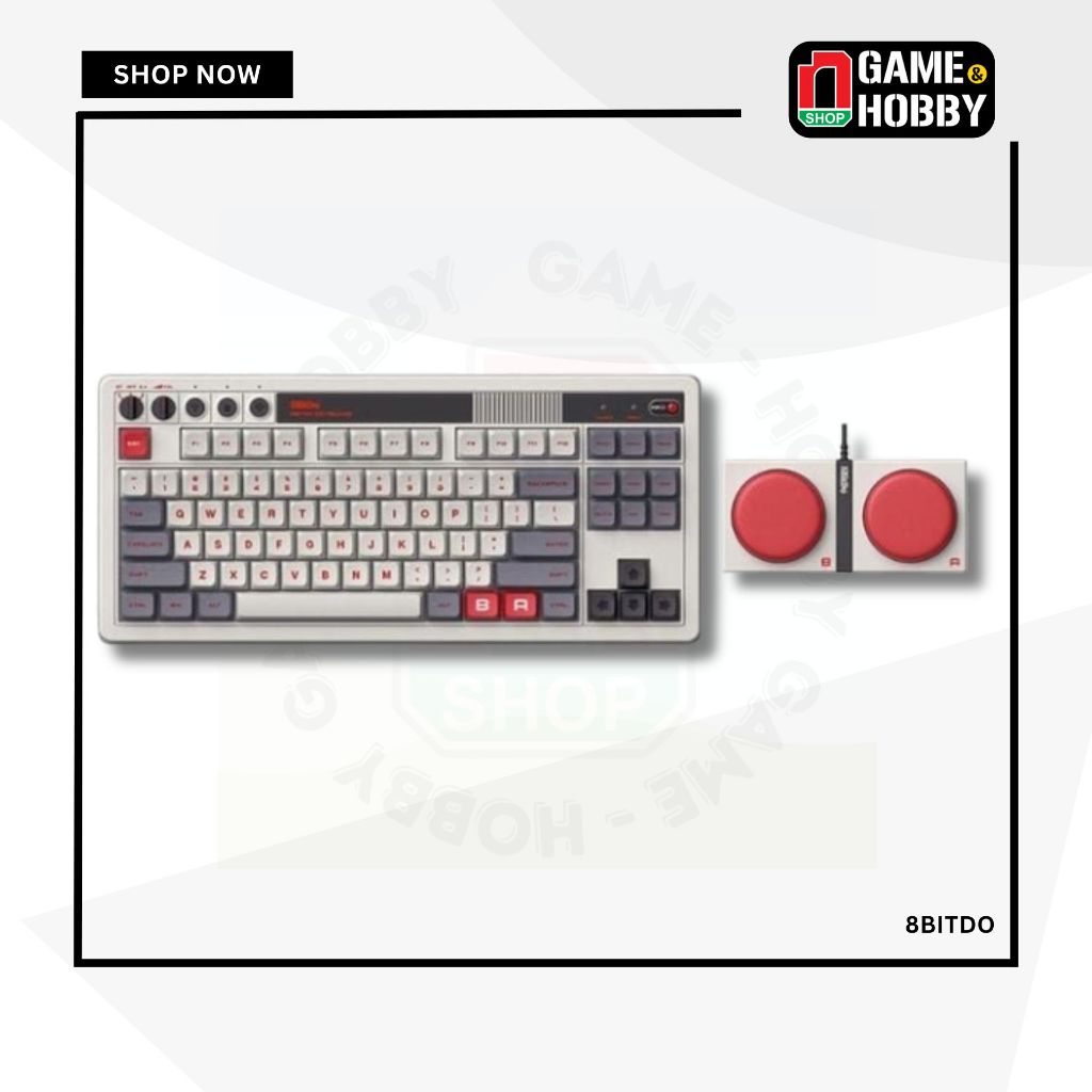 Bàn phím cơ 8BitDo Retro Mechanical Keyboard - N Edition -Multi modes- Sản phẩm chính hãng 8BitDo | Shopee Việt Nam