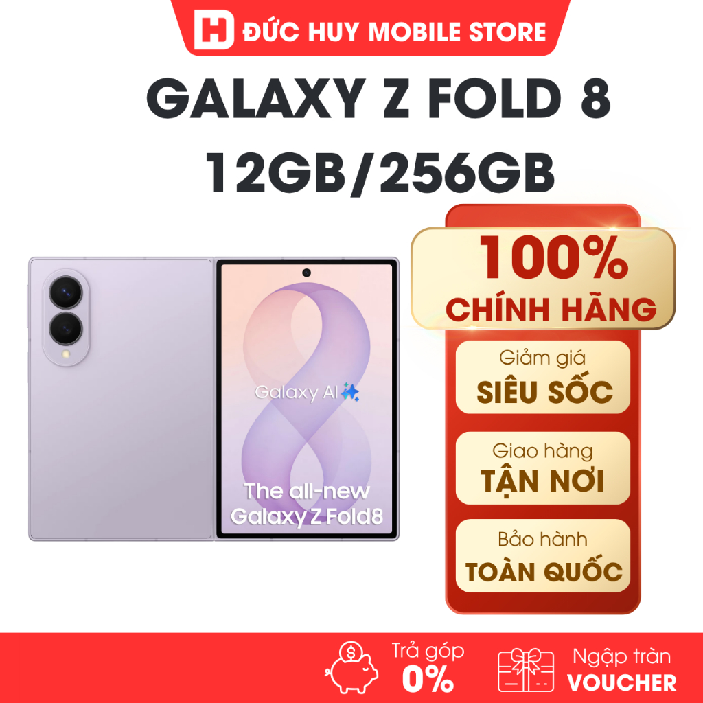 Điện Thoại Samsung Galaxy Z Fold8 12GB/256GB Chính Hãng | Shopee Việt Nam