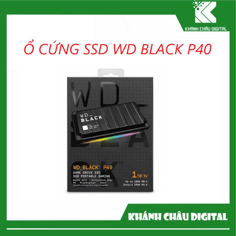 Ổ CỨNG DI ĐỘNG SSD WD BLACK P40 1TB | Shopee Việt Nam