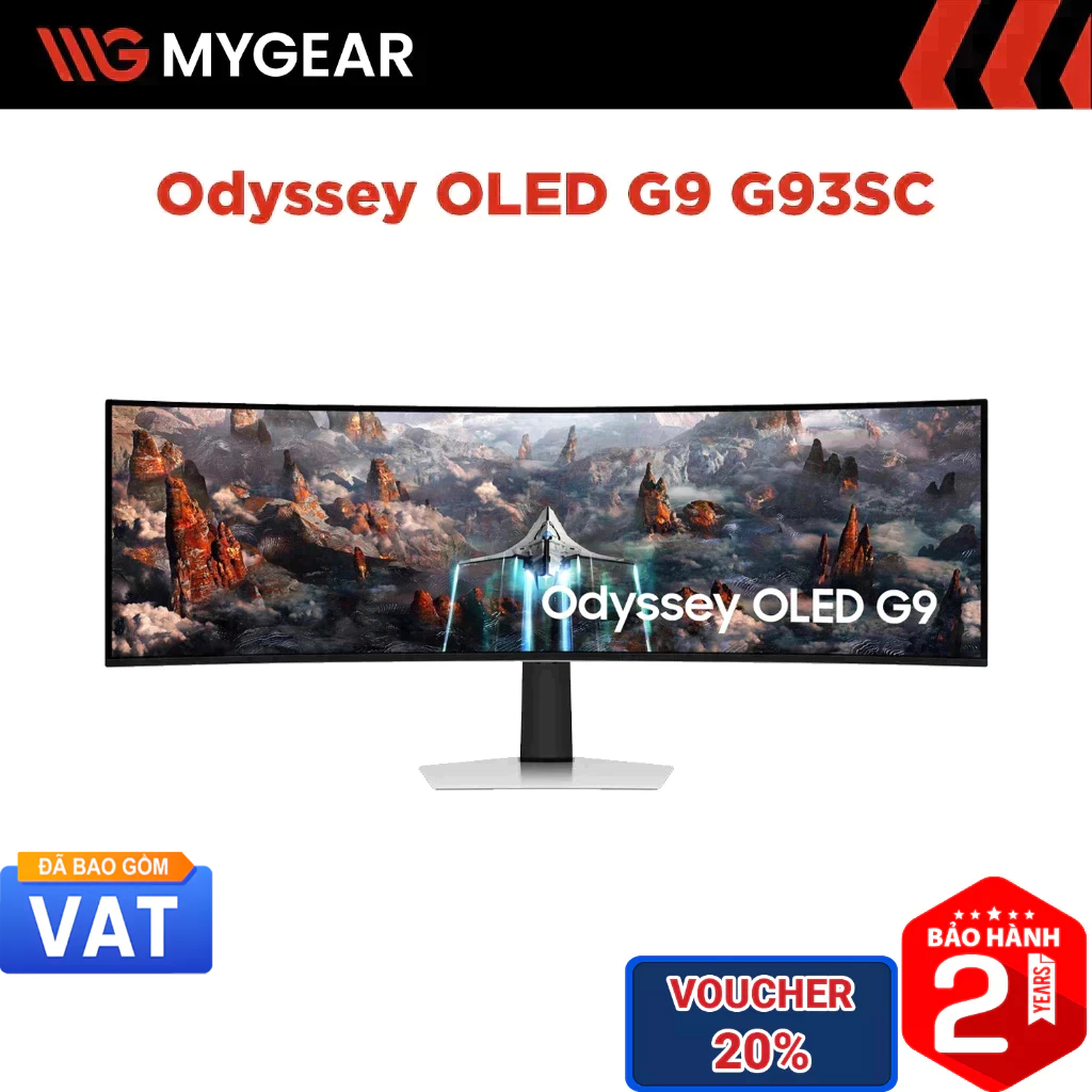 Màn hình cong Samsung Odyssey OLED G9 G93SC 49 inch DQHD 240Hz 0.03ms LS49CG934SEXXV | Shopee Việt Nam