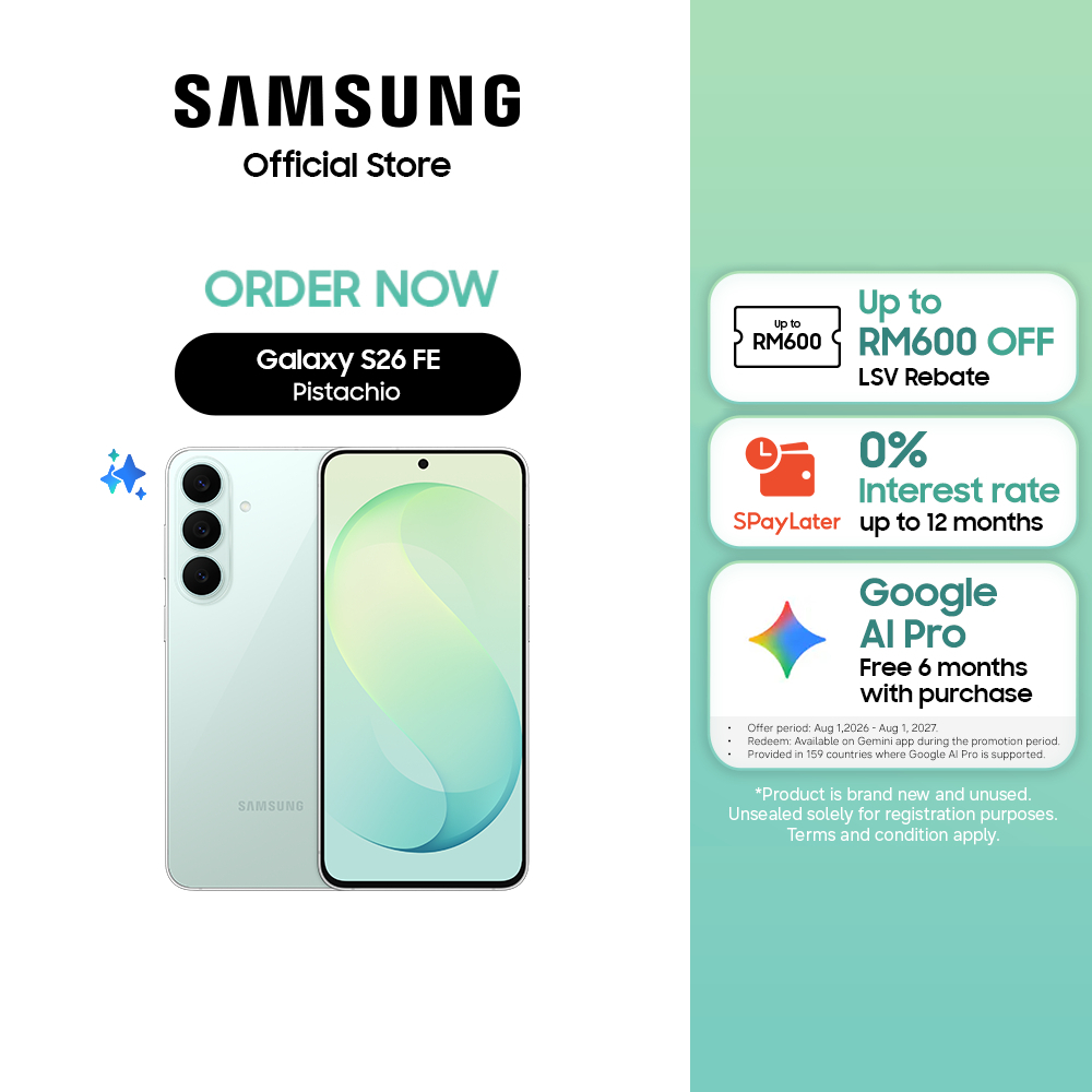 [SHOPEE EXCLUSIVE] Samsung Galaxy S26 FE (128GB / 512GB) | Shopee Malaysia