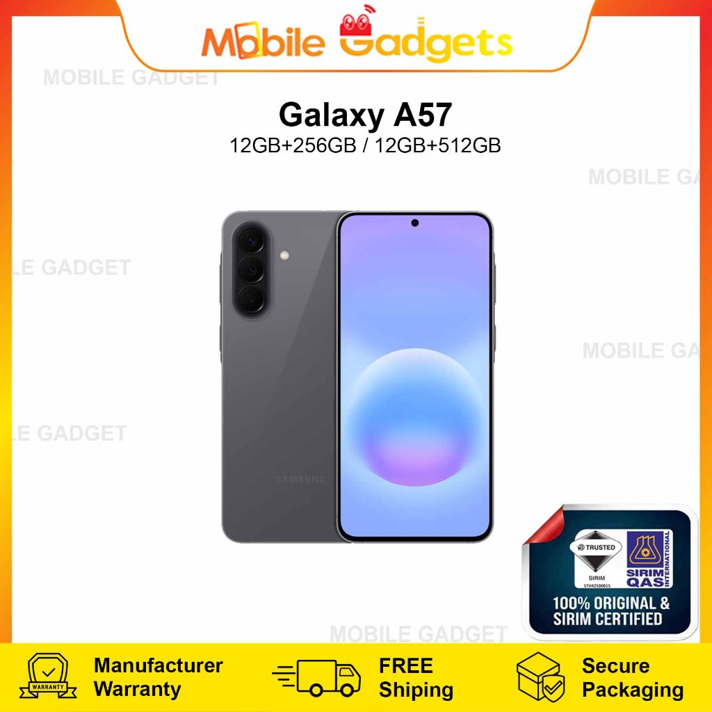[ NEW ARRIVAL ] Samsung Galaxy A37 / A57 5G [12GB+256GB/512GB] | Original Malaysia Set